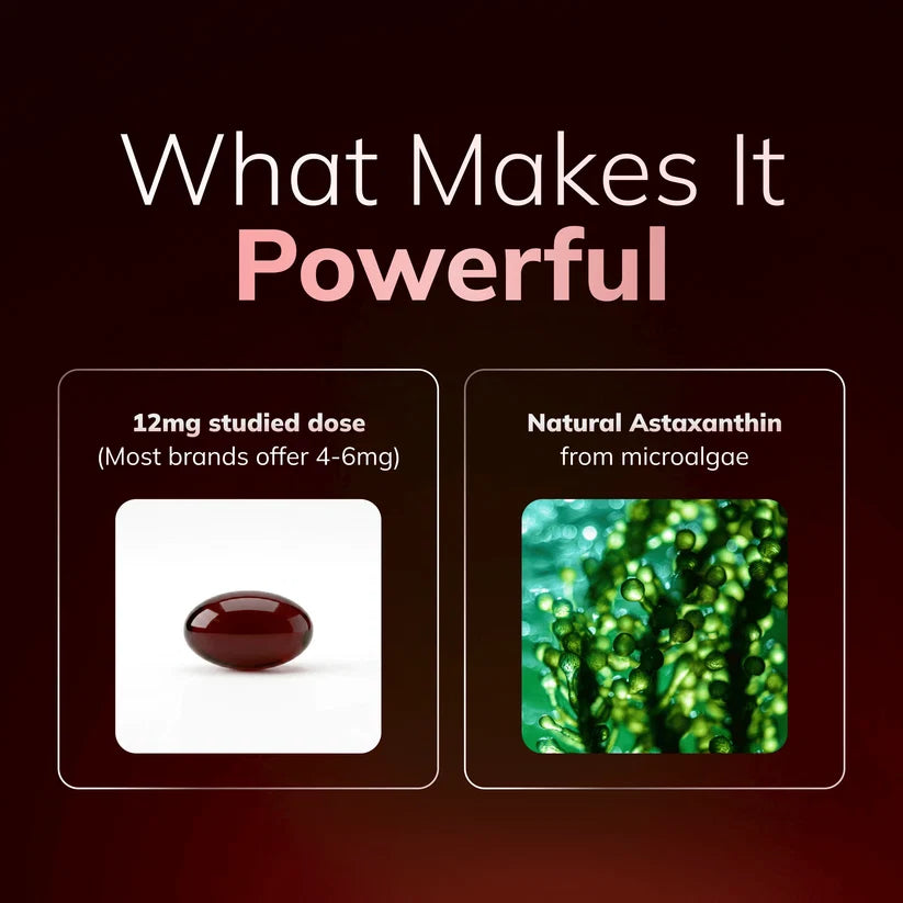 Rovina Astaxanthin - Nature’s Most Powerful Antioxidant for Whole Body Support & Cellular Protection
