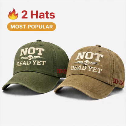 NOT DEAD YET Veteran Dad Hat