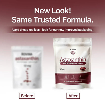 Rovina Astaxanthin - Nature’s Most Powerful Antioxidant for Whole Body Support & Cellular Protection