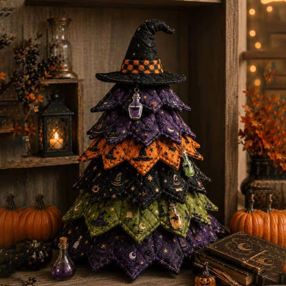 🔥Last Day 49% OFF - 🎃 DIY Halloween Quilted Fabric Tree Kit