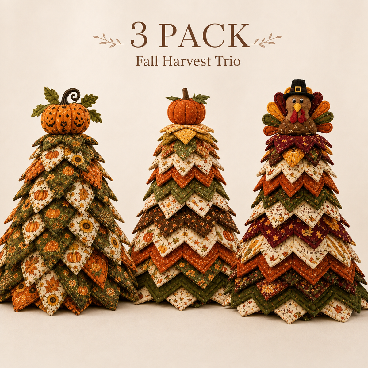 🔥Last Day 49% OFF - 🎃 DIY Halloween Quilted Fabric Tree Kit