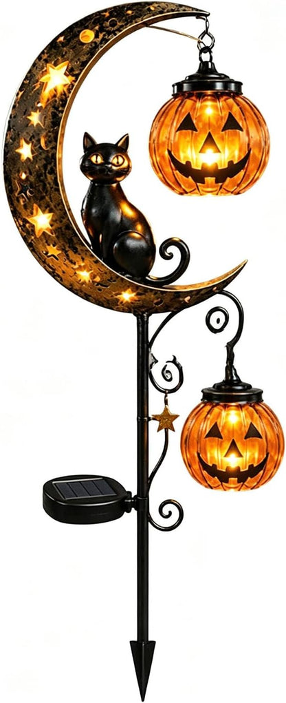 Enchanted Solar Garden Cat Light