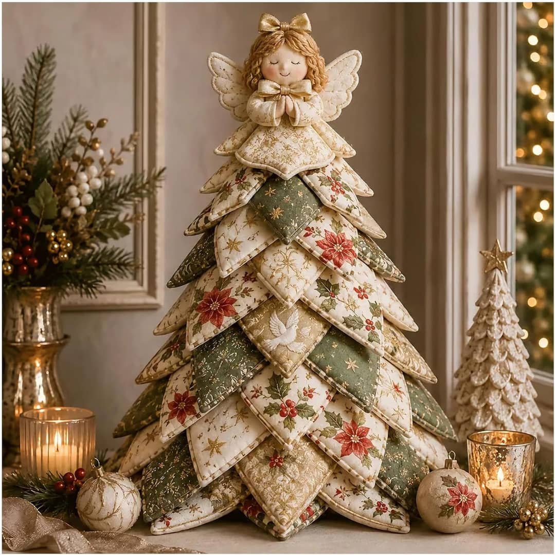 🔥Last Day 49% OFF - 🎃 DIY Halloween Quilted Fabric Tree Kit