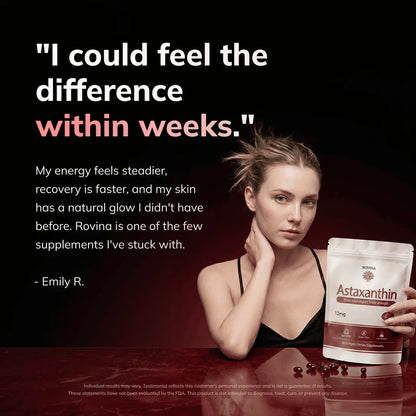 Rovina Astaxanthin - Nature’s Most Powerful Antioxidant for Whole Body Support & Cellular Protection