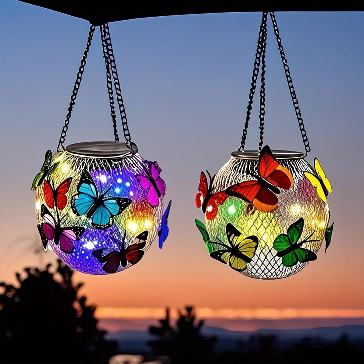Elegant Solar Butterfly Garden Lights