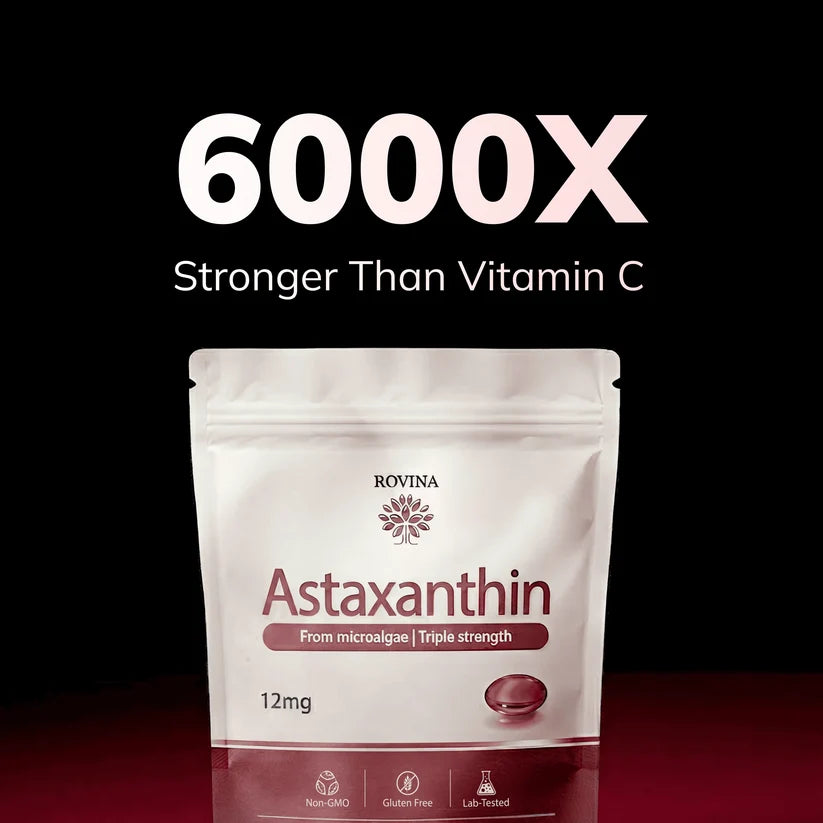 Rovina Astaxanthin - Nature’s Most Powerful Antioxidant for Whole Body Support & Cellular Protection