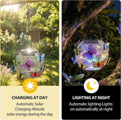 Elegant Solar Butterfly Garden Lights