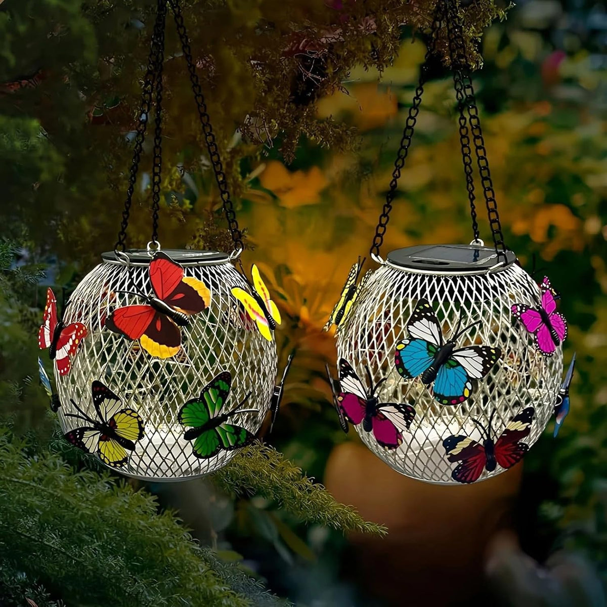 Elegant Solar Butterfly Garden Lights