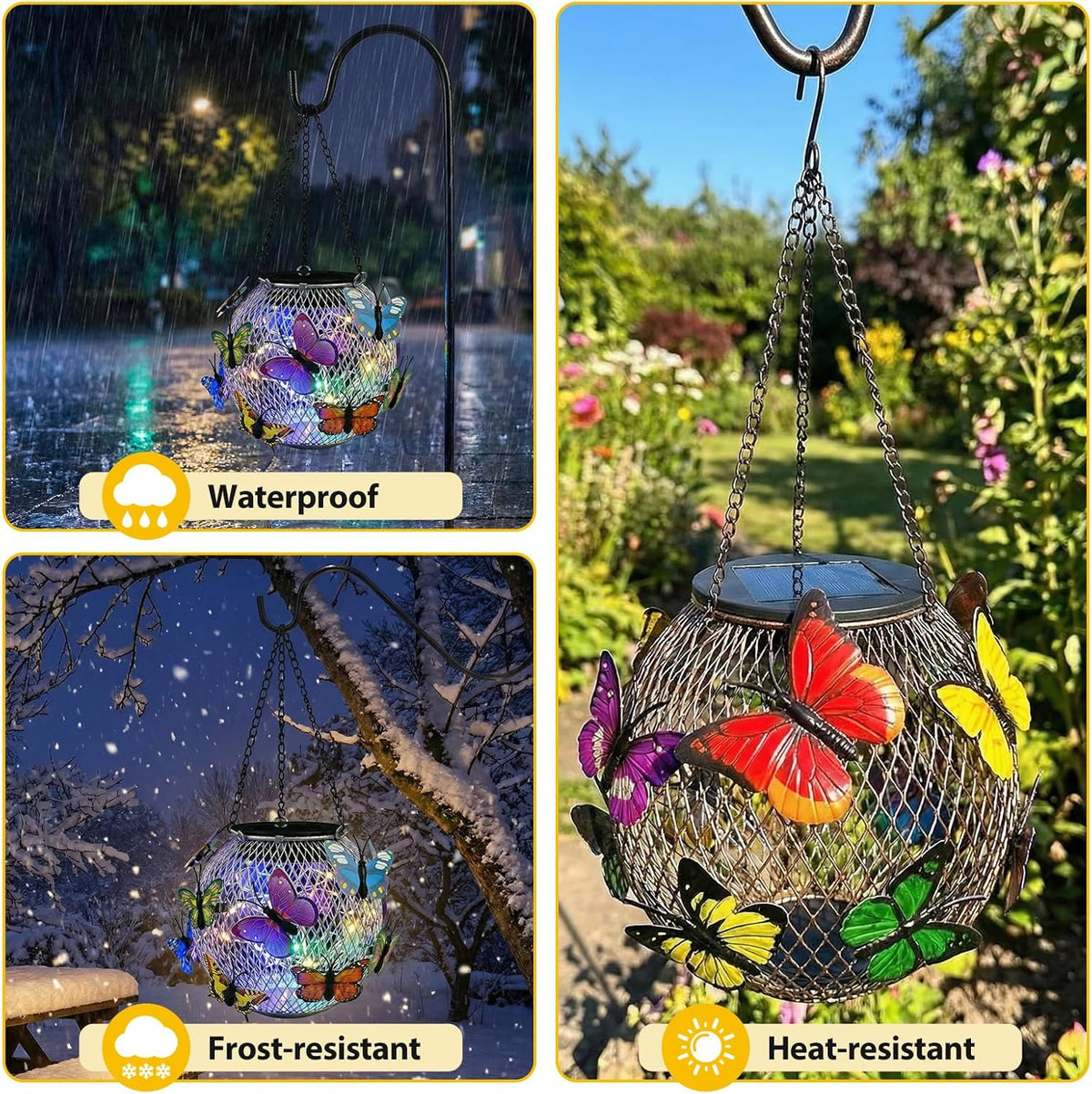 Elegant Solar Butterfly Garden Lights