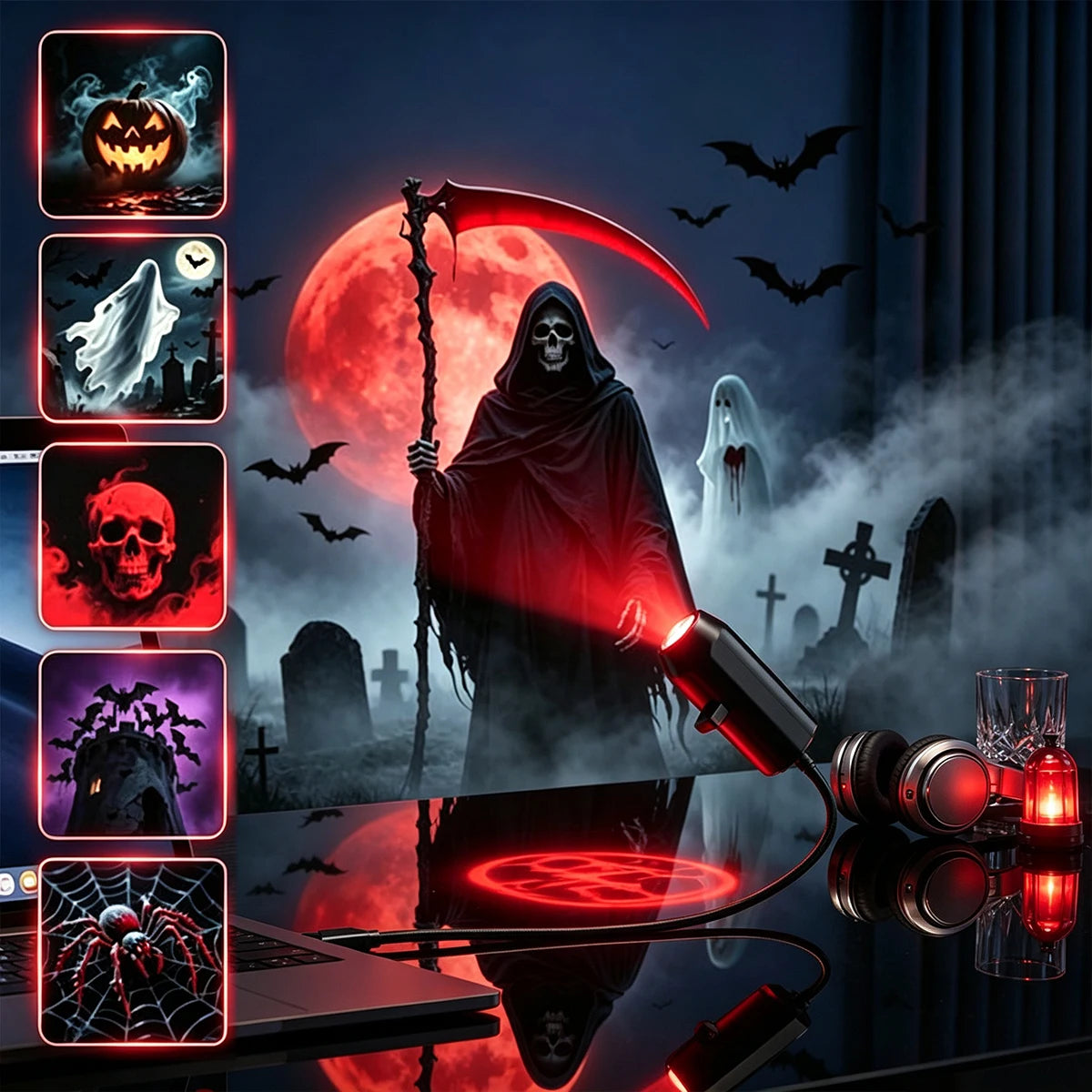 Halloween Projection Light for Festive Atmosphere