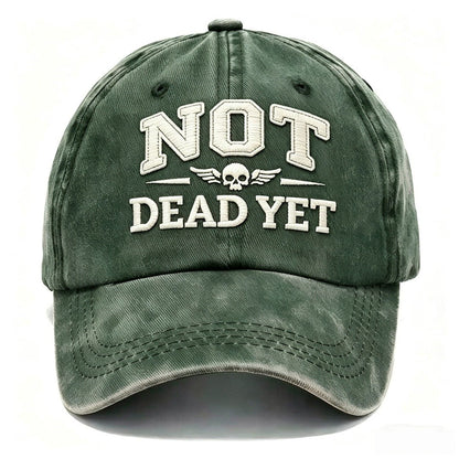 NOT DEAD YET Veteran Dad Hat